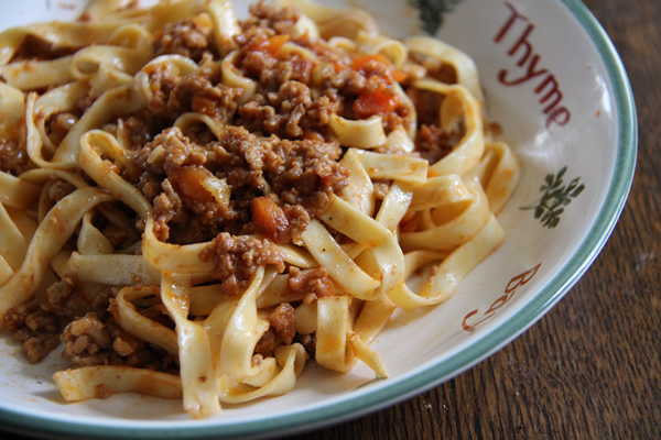 Bolognese Style Meat Sauce – Diane's Food Blog