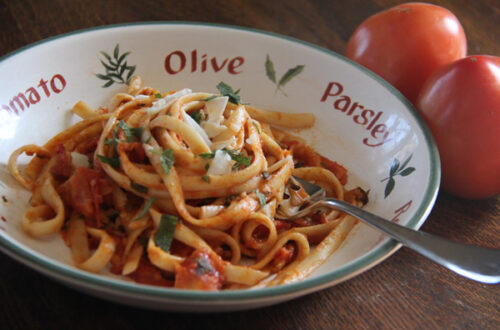 Tomato with Sage Pasta Sauce