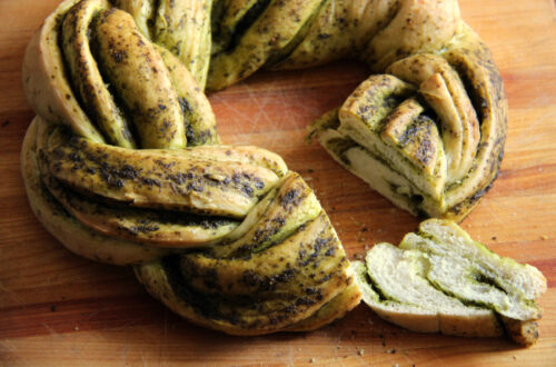 Braid with Pesto