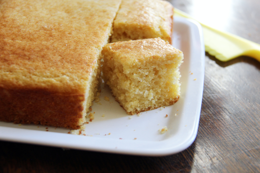 Cakey and Sweet Cornbread